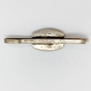 Vintage Accessories - VINTAGE SIAM STERLING NIELLOWARE TIE BAR CLIP Vintage Accessories - VINTAGE SIAM STERLING NIELLOWARE TIE BAR CLIP